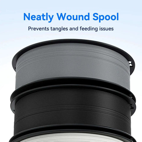 Neatly wound spools of 1.75mm PLA Filament Bundle 2kg for 3D Printing Ultra Precise Plus Minus 0.02mm Dimensional Accuracy No Tangling Strong Bonding