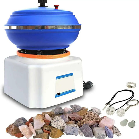 335mm Electric Jewelry Vibration Tumbler Polisher with 6.2L bowl, high-frequency machine, metal parts and jewelry polishing