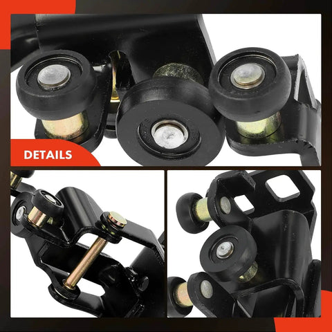 Right Passenger Center Sliding Door Roller Bracket Compatible With Chevrolet Express 1500 2500 3500 4500 G30 And GMC Savana 1500 2500 3500 4500 G3500