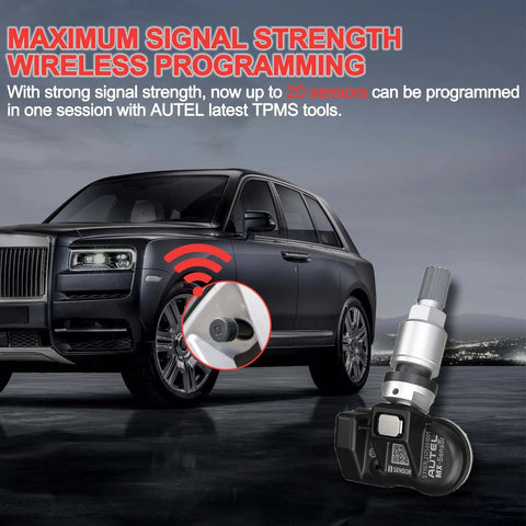 Autel TPMS sensor MX-Sensors with metal stem, 2-in-1 315/433 MHz press-in OE-level tire pressure sensor
