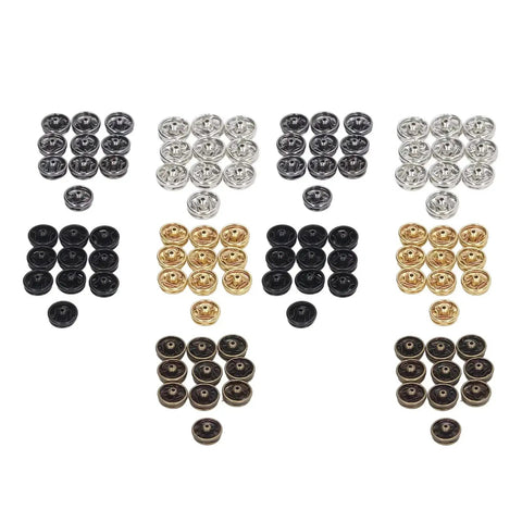 100 Pack Mini Metal Snap Button Kit 5mm Sew On Fasteners For Doll Clothes Sewing Garment Repair Skirts And Collars Durable Snaps