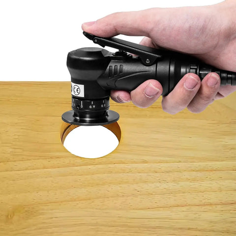Handheld Pneumatic Chamfering Tool With 45 Degree Arc Corner One Quarter Inch Air Inlet For Metal And Wood Beveling And Deburring