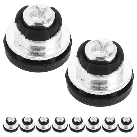 10 Pcs Miniature Black Hard Drive Screws M3 8x8.7mm Self Tapping Desktop And Laptop PC Case Screws Set Shockproof for DIY