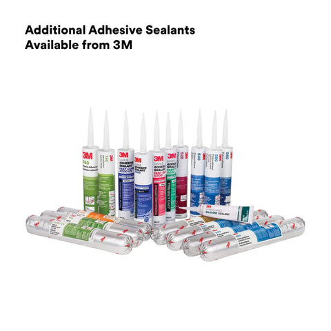 Assorted 3M adhesive sealant cartridges including Marine Adhesive 4000 UV PN06580 for boats and RVs.