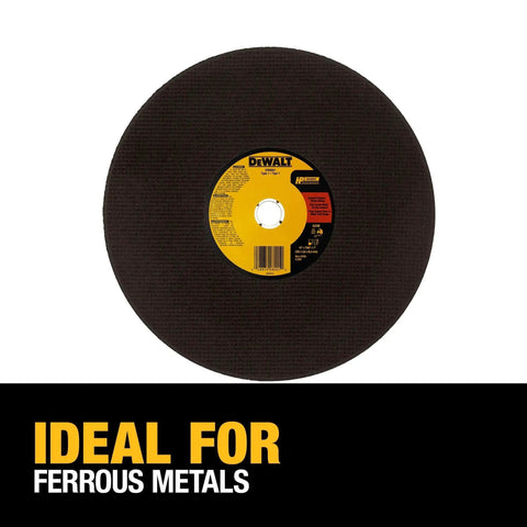 Heavy Duty 14 Inch Metal Chop Saw Blade With Aluminum Oxide Grain For Fast Cuts And Long Life High Grain Concentration