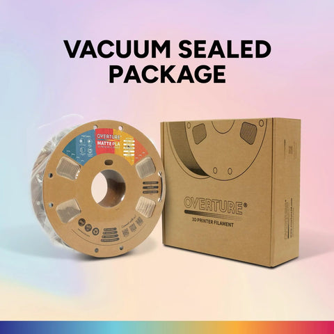 Matte PLA 3D Printer Filament 1.75mm, 1kg Spool, Low Warping, Frosted Matte Finish, Smooth Surface, Conceals Layer Lines