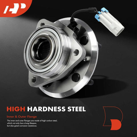 2 X Front Wheel Bearing And Hub Assembly With ABS Sensor 5-Lug Direct Fit Bolt-On For Chevy Captiva Sport Equinox 2007-2015
