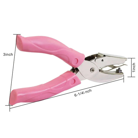 1/4 Inch Star Hole Punch With Soft Grip Handle For Tags And Crafts, Cushioned Grip For Comfort, Clean Punch On 65Lb Cardstock And Lighter