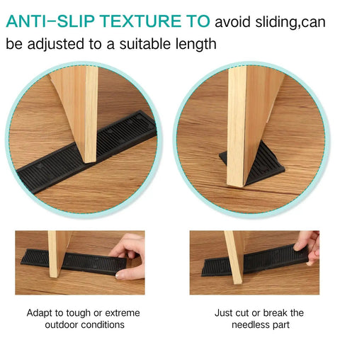 8 Inch Composite Plastic Leveling Shims 250 Pack For Heavy Duty Furniture supporting table legs