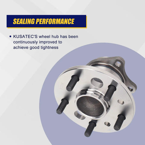 Rear Left Wheel Bearing And Hub Assembly 512206 For Lexus ES300 ES330 ES350, Toyota Avalon Camry Highlander Solara With 5 Lug Bolts And ABS Premium Drop In Replacement
