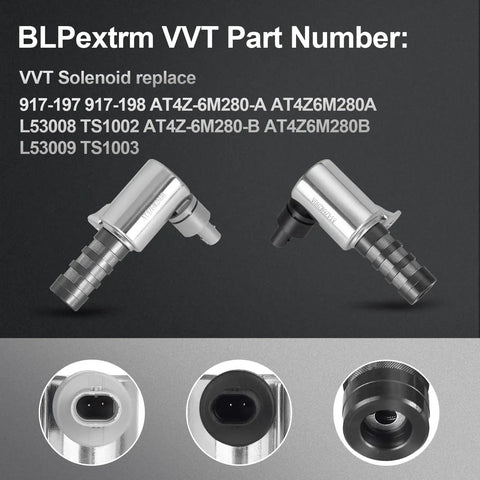 Ford VVT Solenoid For 3.3L 3.5L 3.7L V6 Fits F150 Explorer Taurus Transit Flex Edge Lobo Navigator Lincoln MKT MKX MKS 2011-2020 4 Pieces Camshaft Actuator Replacement 917-197 917-198 product image
