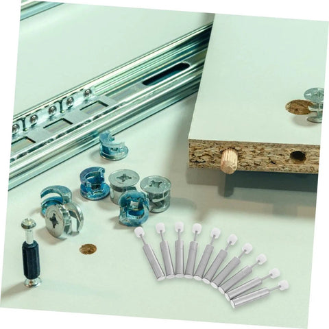 10 Pcs Soft Close Cabinet Dampers Kit for Quiet Smooth No Slam Closing Hydraulic Silent Buffer for Kitchen Cabinets and Furniture