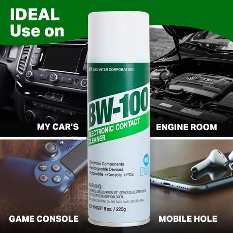Non Flammable Electronic Contact Cleaner Aerosol For Joy Cons And PCBs 8oz, ideal for car engines, game consoles, and mobile devices.