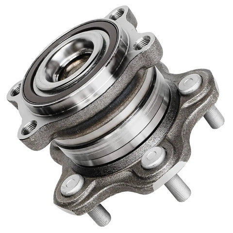 Two Piece Rear Wheel Hub Bearing Assembly With ABS For Nissan Altima 2007-2018, Maxima 2009-2019, Pathfinder 2013-2020, Murano 2015-2023, Infiniti QX60 2014-2020, JX35 2013, 5 Lug 512388 close-up view