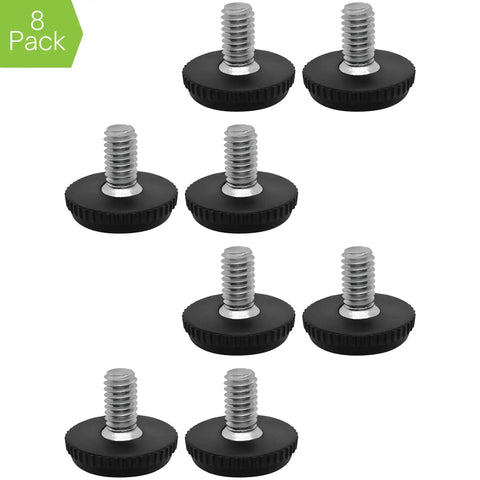 Stainless Steel Outdoor Furniture Levelers 5/16-18 Screw-In Adjustable Feet For Tables And Chairs Rust Resistant 8-Pack
