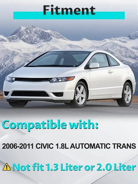 White 2006-2011 Civic 1.8L automatic, Engine and Transmission Mount Kit for 2006-2011 Civic 1.8L automatic, mountain background