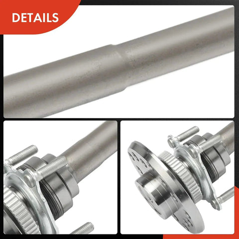 Rear Axle Shaft Assembly With Bearing And Seal For Jeep Wrangler 2007 To 2011 3.8L And 2012 To 2018 3.6L Fits Rear Left Or Right Replaces 68003272AA Direct Fit