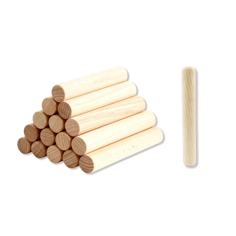 Three Eighths Inch Wooden Dowel Pins For Furniture And Door Installations Precision Imperial Sizing For Dowel Jigs Ideal DIY 100 Pack
