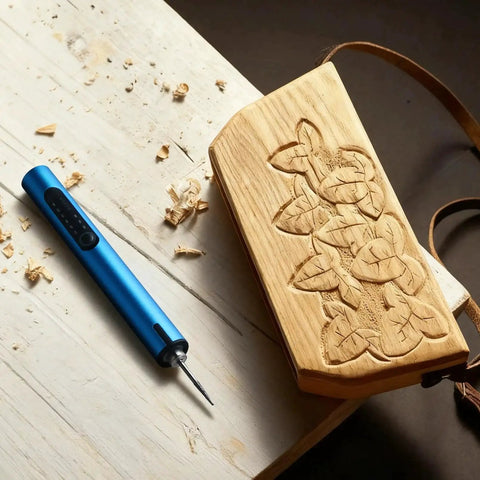 Mini Cordless Engraving Pen Kit With 30 Carving Bits 2 Drilling Bits 1 Tungsten Carbide Grinding Bit for DIY Crafts, USB-C charging