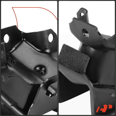 Close-up of 3 Piece Motor Mount Set With Transmission Mounts For Chevy And GMC Trucks Including Suburban 2500, Silverado 3500