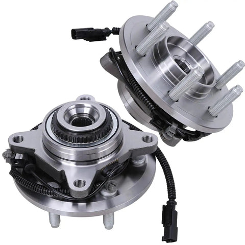 Beefed Up Front Wheel Bearing Hub Assembly For 2011 To 2014 Ford Expedition F 150 Lincoln Navigator 4WD Six Lug Two Piece Set