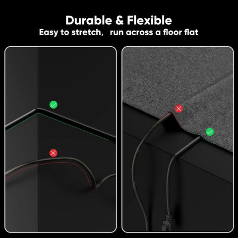 Comparison of Cat6 Outdoor Ethernet Cable 100 Ft Direct Burial 24AWG Waterproof LLDPE UV Jacket flexibility on surfaces