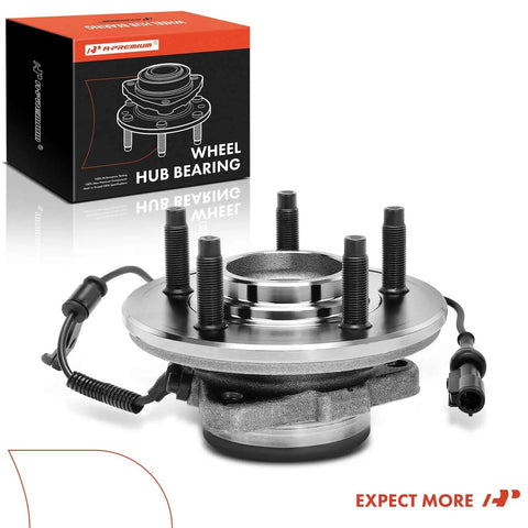 Front Wheel Bearing And Hub Assembly 5-Lug Fit For Ford Explorer 2006-2010, Explorer Sport Trac 2007-2010, Mercury Mountaineer 2006-2010
