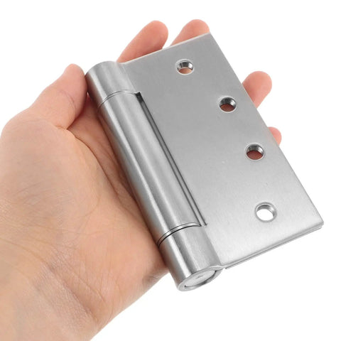Self Closing Stainless Steel Spring Hinges For Doors With Quiet Operation Heavy Duty Interior And Exterior Door Hardware For Residential Use By VillCase Moisture Resistant Durable Hinges Ideal For Kitchens Bathrooms And High Traffic Entryways