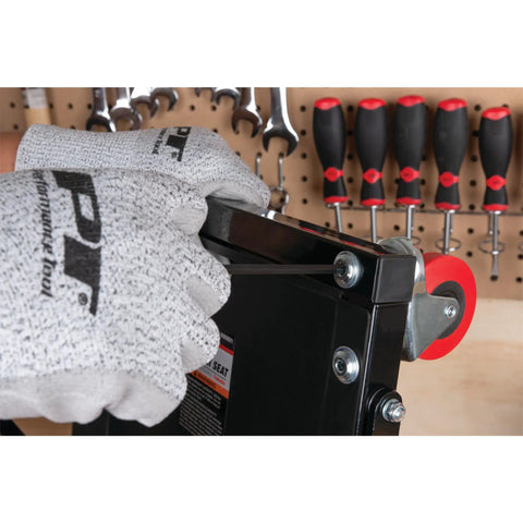 SAE T Handle Allen Wrench Set By Performance Tool 10 Piece Long Arm Hex Keys with Heat Treated Alloy Steel Shafts in use