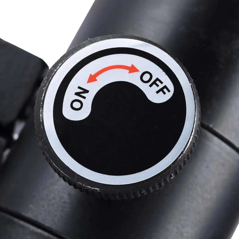 Close-up of on-off switch for Heavy Duty 8 Ton Hydraulic Knockout Punch Set With Six Die Punches, Handheld Conduit Hole Cutter