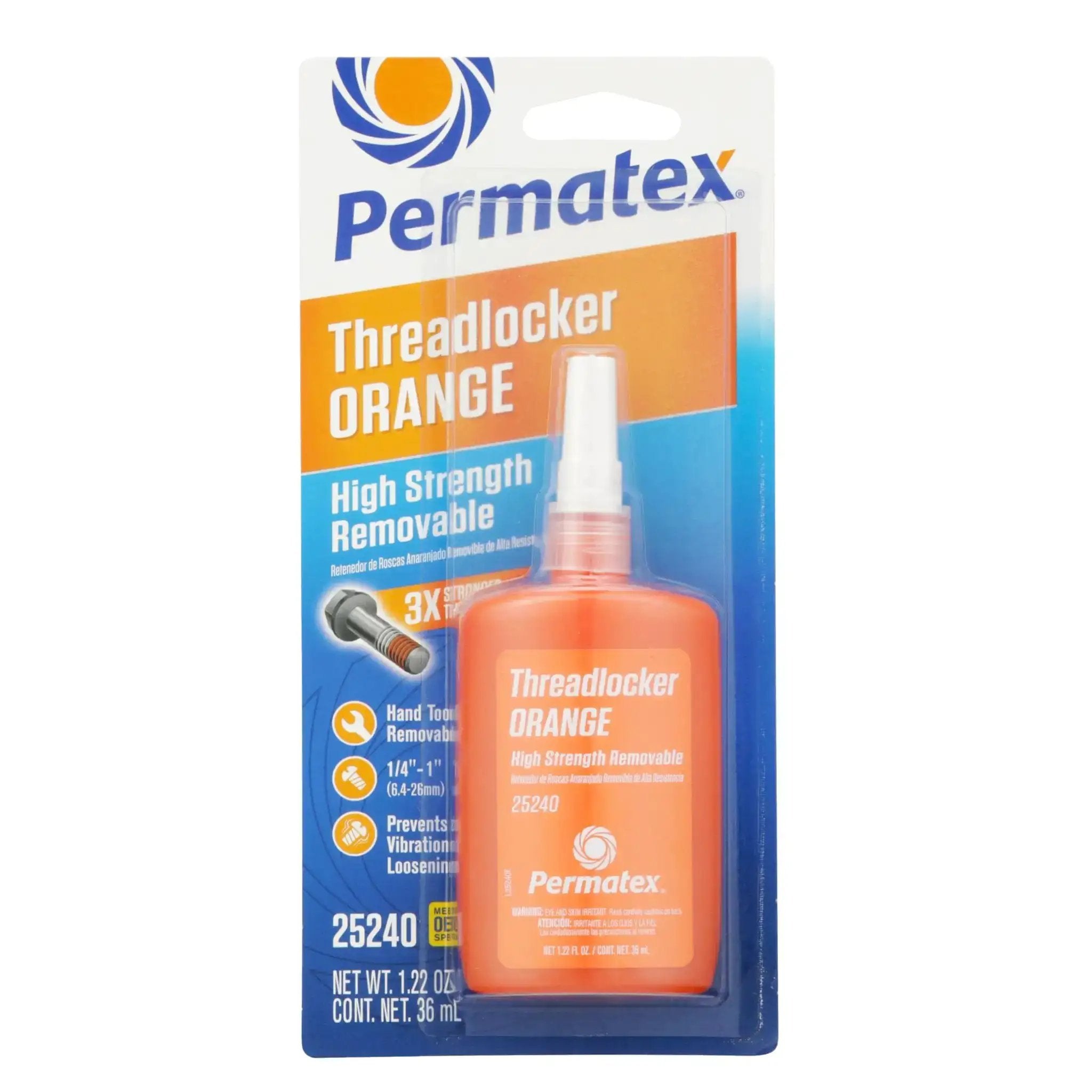 High Strength Removable Orange Threadlocker Liquid For...