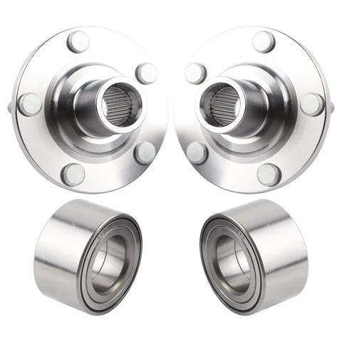 2 Pack Front Wheel Hub Bearing Assembly With 5 Lug Bolts Without ABS For 2004 To 2017 Avalon Camry Highlander Solara And Lexus ES RX Models Ready To Install