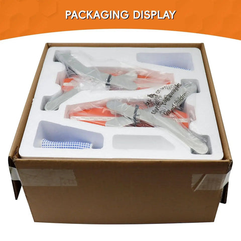 White Rubber Lined Granite Carrying Clamps Double Handed Lifter Marble Slabs in packaging
