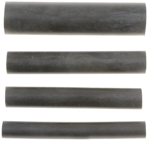 Soft Black Vacuum Tubing Connector Kit With Sizes 1/8 5/32 3/16 1/4 In Universal Fit, straight tube pieces, for auto, marine, home use