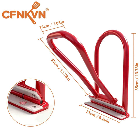 Roof Eaves Seam Bender And Drip Edge Folding Tool Heavy Duty 90 To 180 Degree Metal Roof Edge Hemming Crimper, red