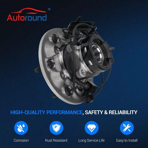 4WD Front Wheel Bearing And Hub Assembly For Chevy Colorado 2004-2008, GMC Canyon 2004-2008, Isuzu I-350 2006, I-370 2007-2008 Front Right ABS 6 Lug