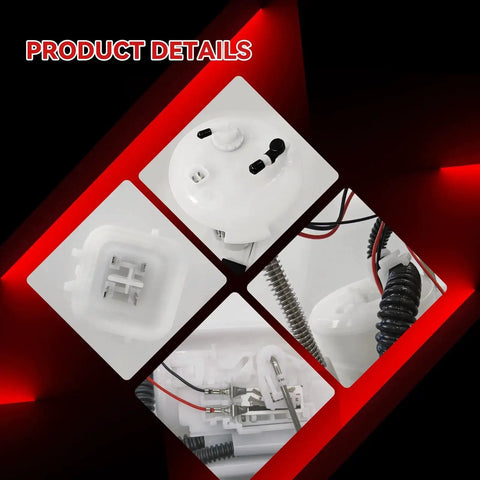Close-up views of Direct Fit Fuel Pump Assembly Replacement For Honda TRX420 2014-2021, TRX500 Rancher 420 2014-2019, Foreman 500 2014-2021, TRX520 2020-2021, Corrosion Resistant Durable Pump For Reliable Starts And Smooth Fuel Delivery components