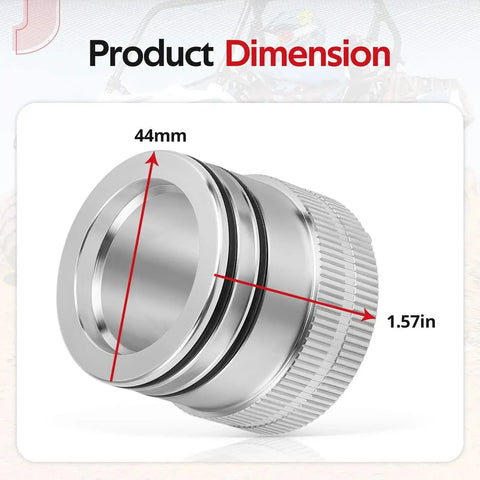 44mm Front And Rear Wheel Bearing Greaser Tool Aluminum For Polaris ATV And UTV Models Including RZR 900 1000 XP 4