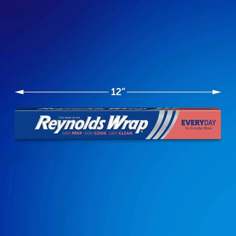Everyday Strength Aluminum Foil Roll 75 Feet Long By 12 Inches Wide 75 Square Feet Heavy Duty Kitchen Wrap