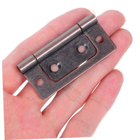 Heavy Duty Quiet Door Hinges For Cabinets And Closets 10 Pack Thickened Steel With High Load Capacity And Adjustable Alignment