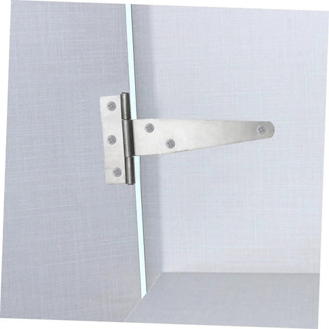 6 Pack Sturdy T Type Cabinet Hinges Thickened Hardware For Durable Furniture, Easy To Install And Remove, High Load Capacity For Cabinets And Doors