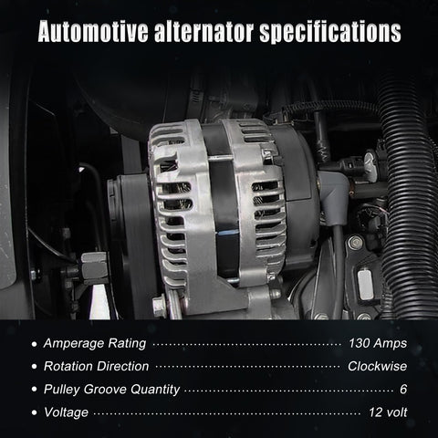 Beefed Up Alternator Replacement For Subaru Legacy And Outback 2015 2017 3.6L H6 Engines, High Output Plug And Play Fit