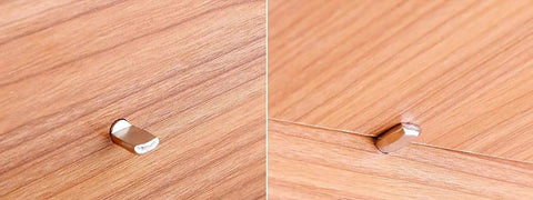 5mm Shelf Peg Pins Set 60 Pieces Spoon Shape Nickel Plated For Cabinets Wardrobes Bookcases And Shelves Fits 5mm Holes shown installed