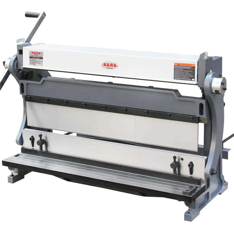 3 In 1 Sheet Metal Cutter, Brake And Slip Roll For 30 Inch 20 Gauge Fabrication, heavy duty 300-pound cast unit front view