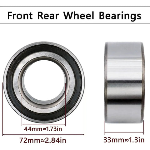 High Performance Wheel Bearing Kit For Polaris UTV And ATV Front And Rear 44 Mm ID 72 Mm OD 33 Mm Wide Fits RZR 900 1000 XP4 Pro