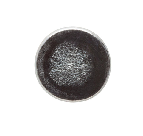 Close-up of a split drive end of a One Quarter Inch By Two Inch Split Drive Flat Zinc Plated Concrete Anchor Tamperproof Rust Resistant.