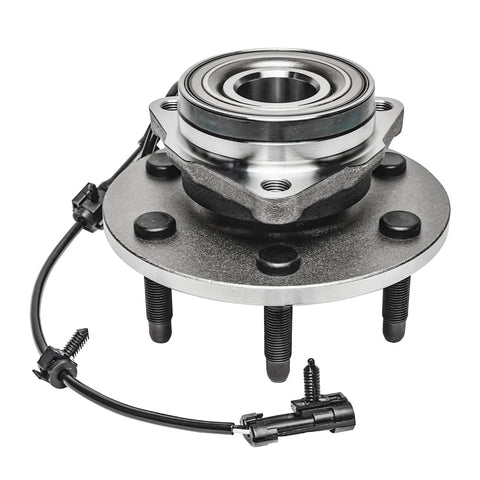 Front AWD Suspension Kit Six Piece With 2 Wheel Bearing Hubs, 2 Upper Control Arms, 2 Lower Ball Joints For Chevy Avalanche 2002-2006