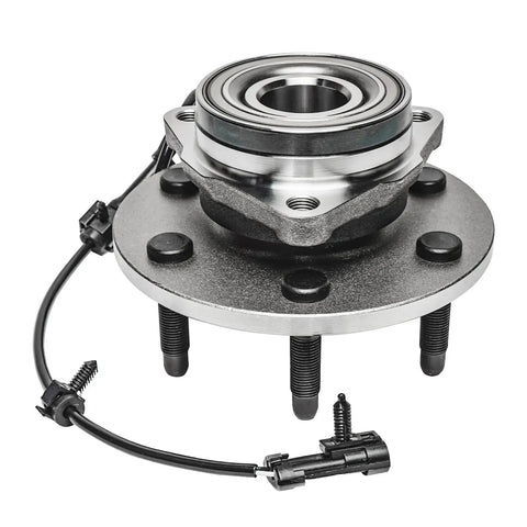 4x4 Front Wheel Bearing Hub Kit For Silverado Sierra Yukon XL Express Savana 2500 Chevy GMC Cadillac Escalade Includes 2 Front Hubs With Bearings And 2 Mounting Bolts close-up