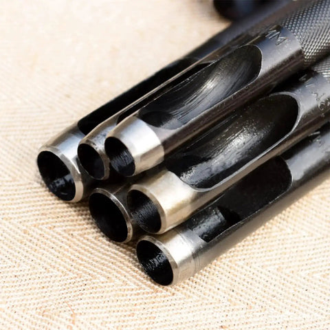 25mm Round Hollow Punch Set Leather Craft Punch Tool For Watch Bands Belts Canvas Paper Plastics Built Tough With Hardened Carbon Steel Cutter