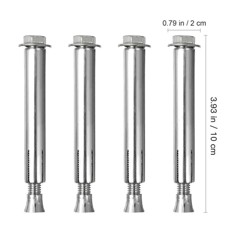 Driveway Expansion Screws For Speed Bump Installation And Concrete Asphalt Anchoring Ground Screw Anchors, 3.7 Inch
